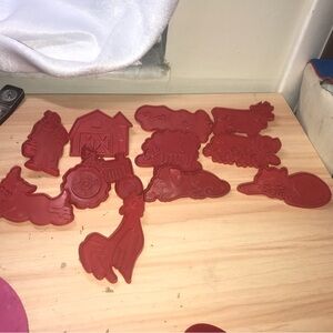 Vintage Chilton Old McDonald Had a Farm Cookie Cutters Set of 11
